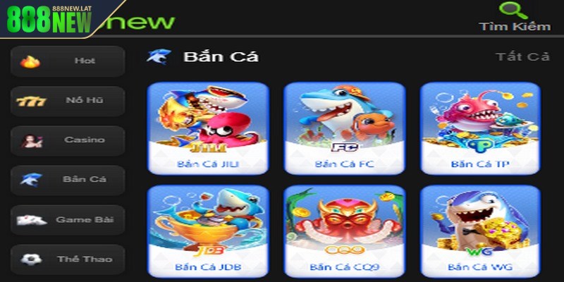 Bắn cá là sảnh game lý tưởng, thu hút người dùng tại nhà cái 888new
