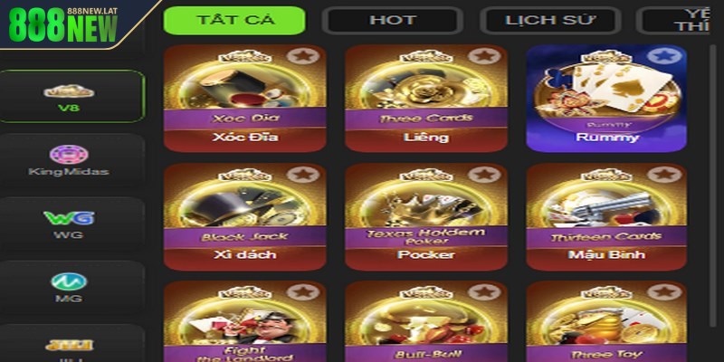 Các sản phẩm siêu đỉnh được bet thủ săn đón tại game bài 888new