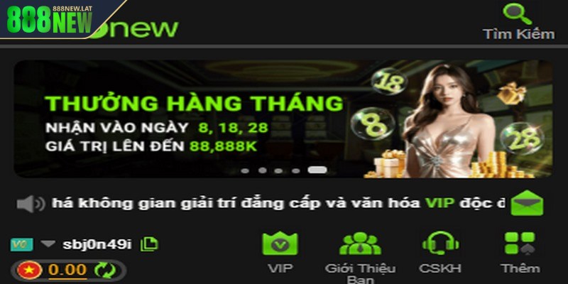 Điều kiện cần để tham gia nhận khuyến mãi 888new