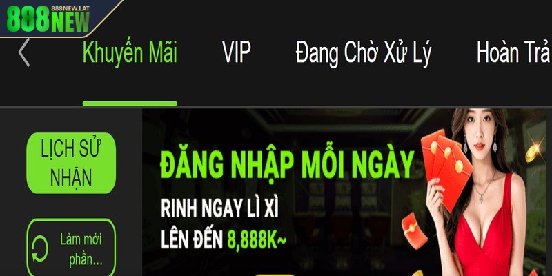 Đăng nhập hằng ngày, rinh lì xì là ưu đãi nhận được nhiều sự quan tâm