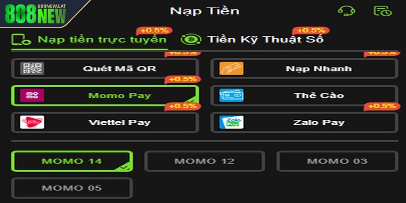 Nạp tiền bằng ví điện tử mang đến sự tiện lợi, nhanh chóng và đơn giản